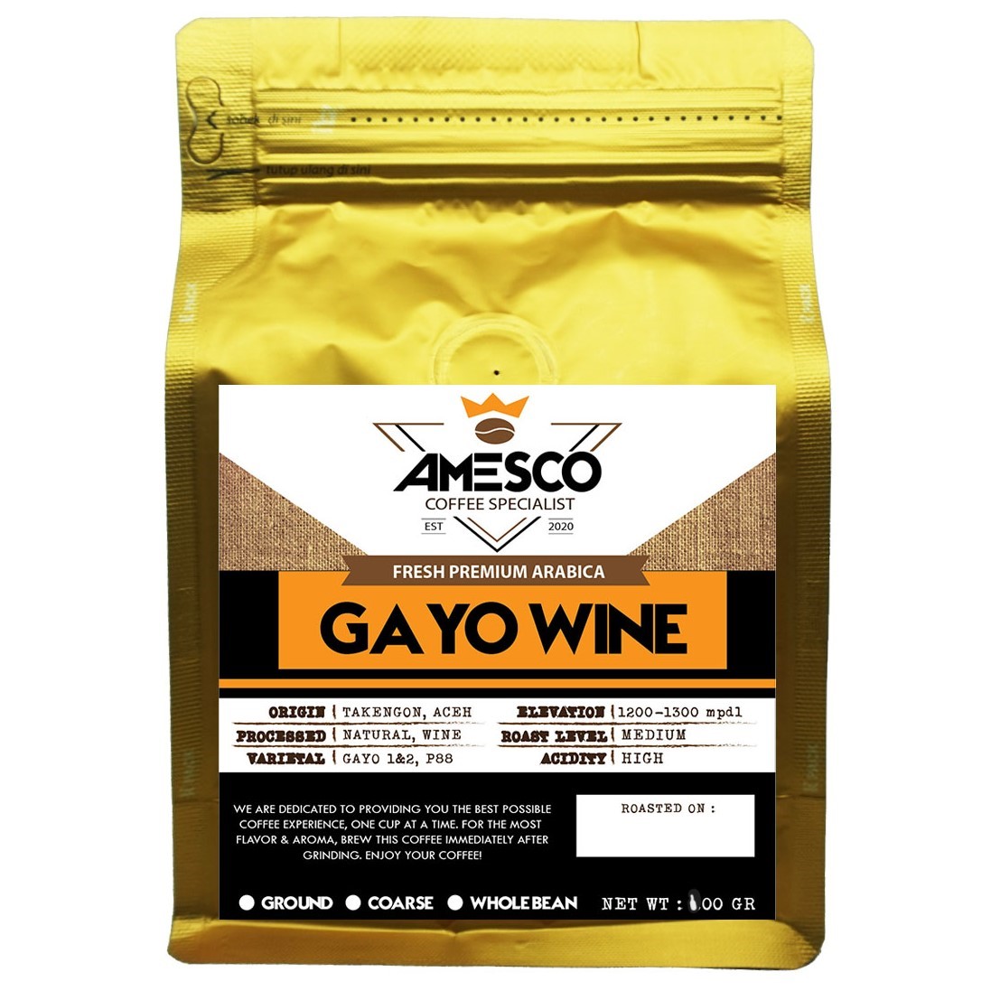 KOPI GAYO WINE ARABIKA 100GR BIJI / BUBUK | Kopi Gayo Aceh - Gambar 8